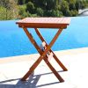 Malibu Outdoor Folding Bistro Table - as Pic