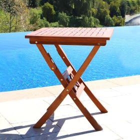 Malibu Outdoor Folding Bistro Table - as Pic