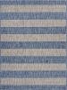 Home Decor Indoor/Outdoor Accent Rug Natural Stylish Classic Pattern Design - Grey & Blue - 7'9" X 9'9"