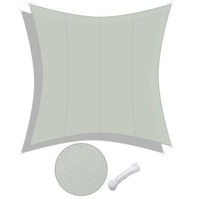 16x16ft Rectangle Sun Shade Sail/Grey - LA01