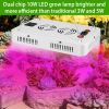 LED Grow Light 1000W 380-800nm Plant Grow Light With Bloom and Veg Dimmer Dual Chips Full Spectrum Grow Lamp - White