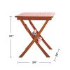 Malibu Outdoor Folding Bistro Table - as Pic