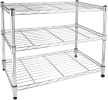 Simple Deluxe Heavy Duty 3-Shelf Shelving Unit; 24" D x 14"W x 20" H; 3 Tier - as Pic