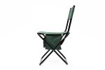 4-piece Folding Outdoor Chair with Storage Bag; Portable Chair for indoor; Outdoor Camping; Picnics and Fishing; Green - as Pic