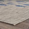 Home Decor Indoor/Outdoor Accent Rug Natural Stylish Classic Pattern Design - Blue - 7'9" X 9'9"