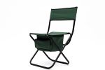 4-piece Folding Outdoor Chair with Storage Bag; Portable Chair for indoor; Outdoor Camping; Picnics and Fishing; Green - as Pic