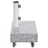 Umbrella Base Light Gray 17.7"x9.8"x3.3" Granite - Grey