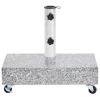 Umbrella Base Light Gray 17.7"x9.8"x3.3" Granite - Grey