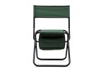 4-piece Folding Outdoor Chair with Storage Bag; Portable Chair for indoor; Outdoor Camping; Picnics and Fishing; Green - as Pic