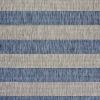 Home Decor Indoor/Outdoor Accent Rug Natural Stylish Classic Pattern Design - Grey & Blue - 5'0" X 7'0"